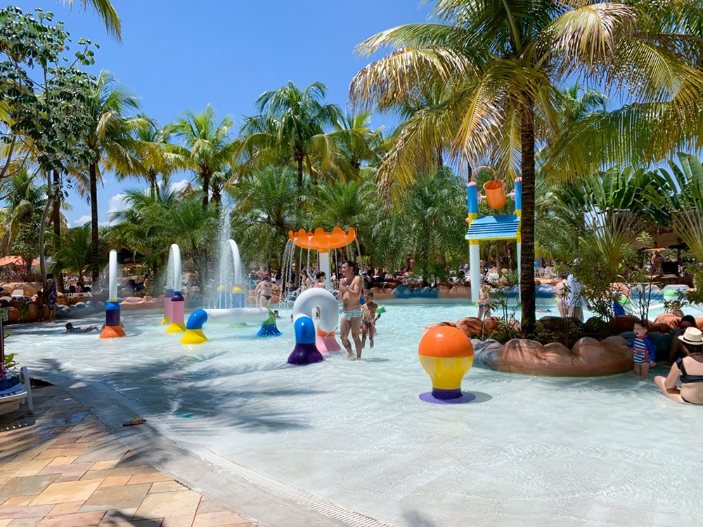 Parque aquático infantil