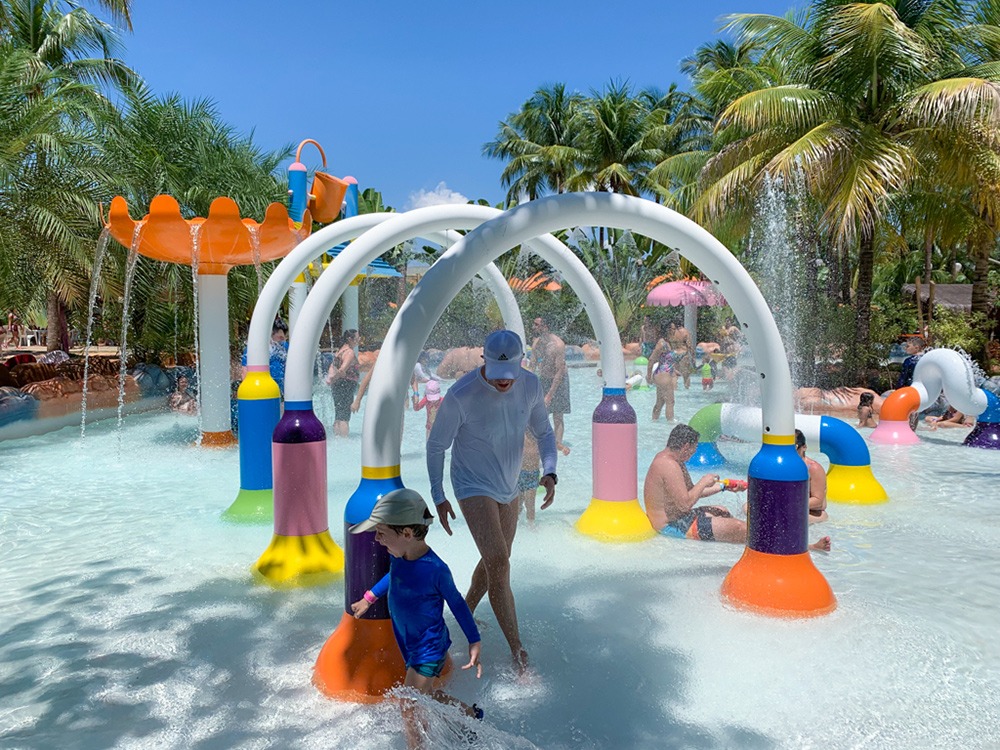 Parque aquático infantil