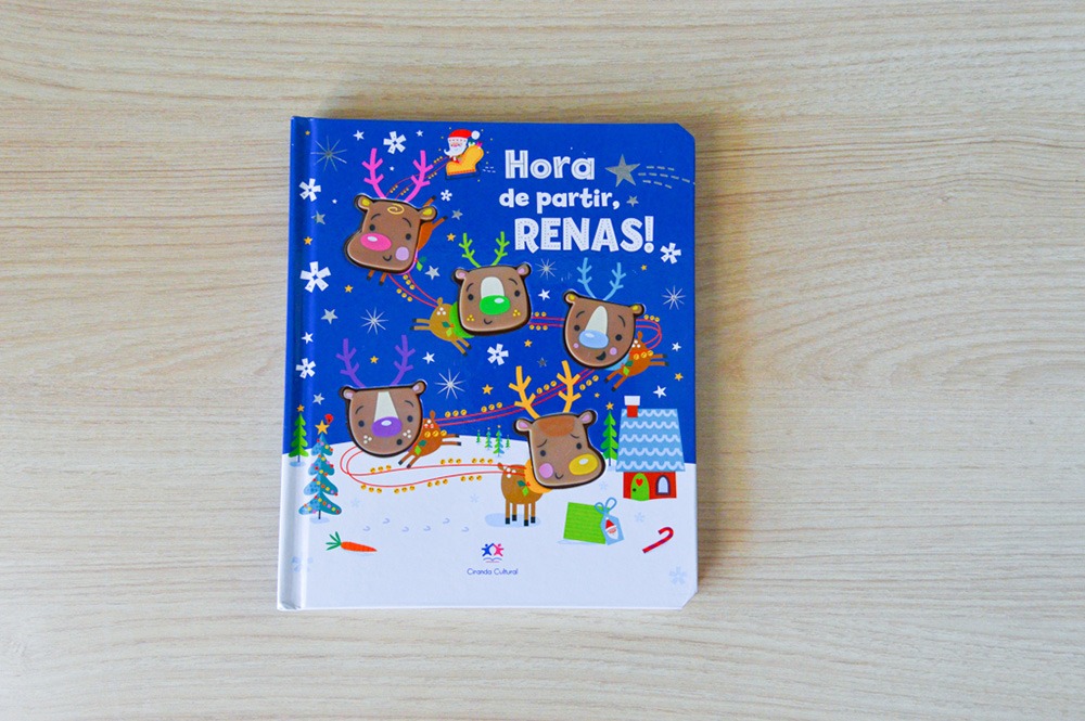 Livro Hora de Partir, Renas - Livros de Natal para crianças